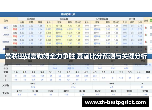 曼联迎战富勒姆全力争胜 赛前比分预测与关键分析
